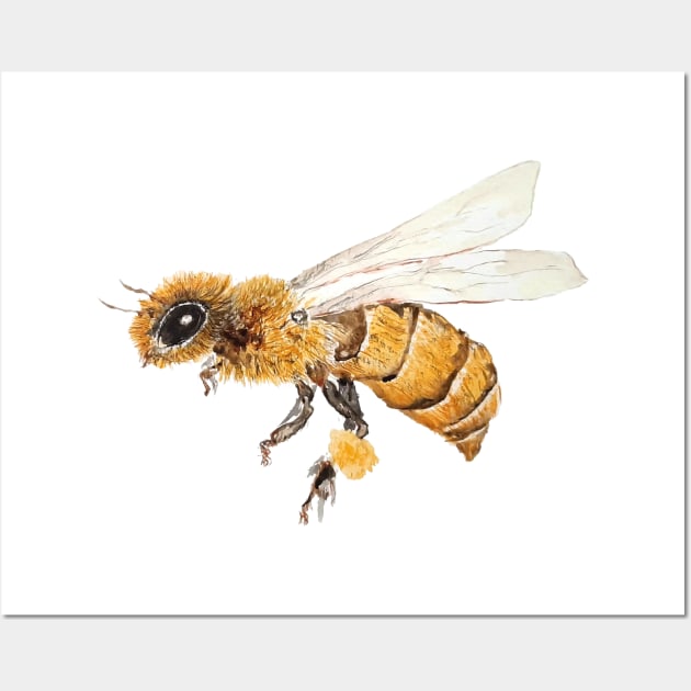 busy bee Wall Art by colorandcolor